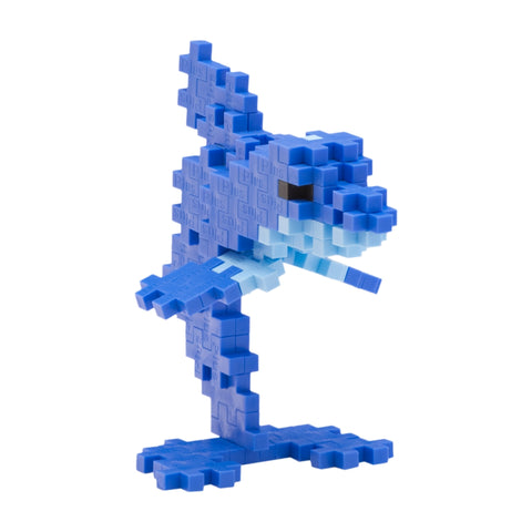 Plus-Plus Mini 3D konstruktorius Spalvotas delfinas – 100 det., 5–12 m.