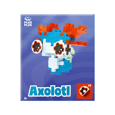 Plus Plus mini konstruktorius Aksolotlis – 39 det. gyvūnėlio rinkinys