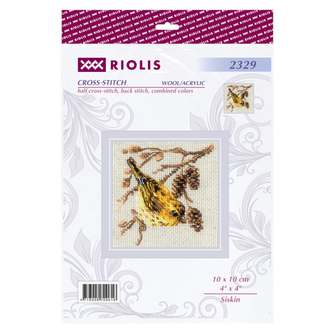 Siskin. Siuvinėjimo rinkinys iš RIOLIS Nr.: 2329
