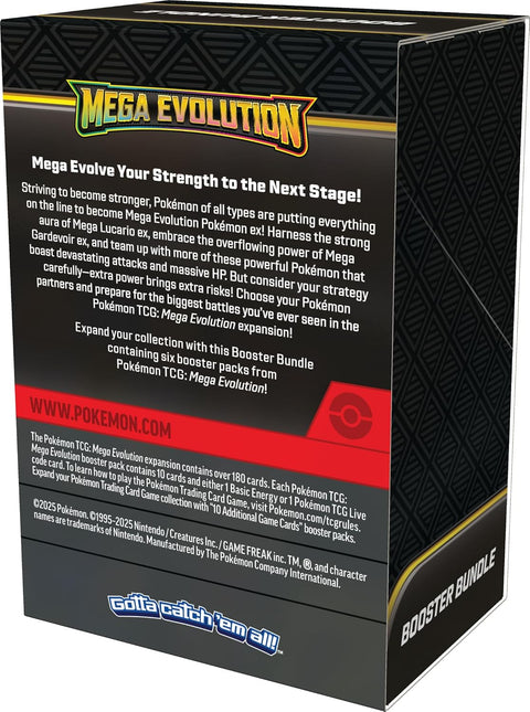Pokémon TCG Mega Evolution – papildymų rinkinys (6 pakeliai)