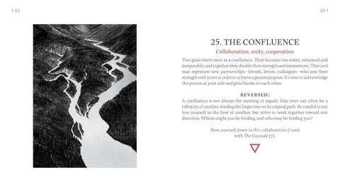 The Bloodlands Oracle pranašavimo kaladė, 42 kortos + vadovas