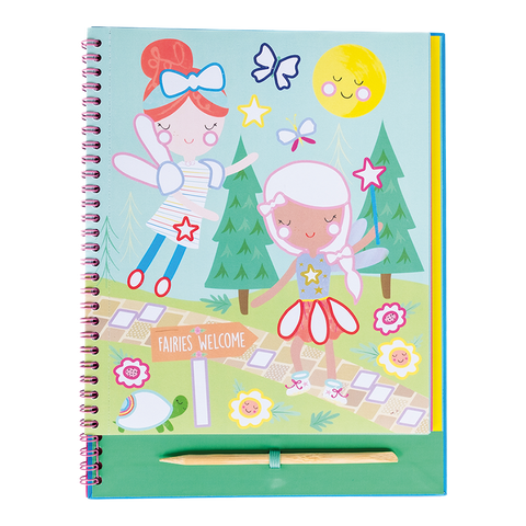 Floss & Rock folijos kūrybos knygelė Vaivorykštės fėja – vaikams 5+