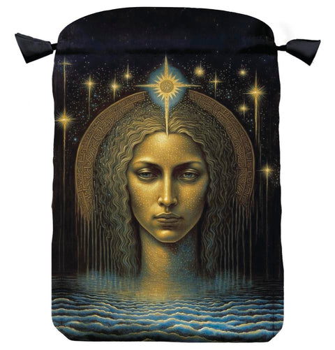 Satininis maišelis Tarot kortoms Whispers of Time – Lo Scarabeo su virvele