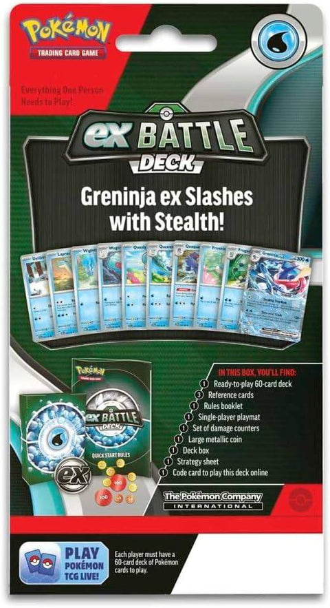 Pokémon TCG Greninja ex Battle Deck – paruošta 60 kortų kaladė