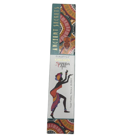 Vijayshree Golden Copal ir Arruda smilkalai – valymui, apsaugai, ramybei