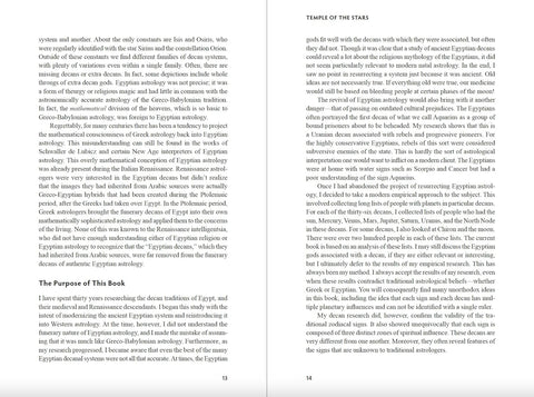 Žvaigždžių šventykla: Egipto dekanai, Zodiakas ir astrologija – knyga