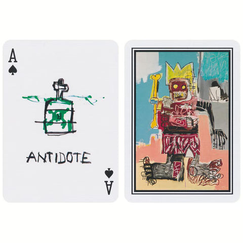 Basquiat žaidimo kortų rinkinys – 2 kaladės, ribotas leidimas, dovanoms