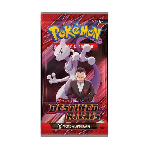 Pokémon TCG Destined Rivals 6 papildymų rinkinys kolekcionieriams