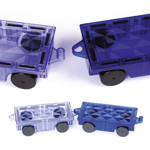 LUDI magnetinis konstruktorius su ratais – 61 dalis, vaikams 3–10