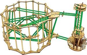 Medinis konstruktorius „Helix Marble Run“ su 2 m kamuoliukų trasa