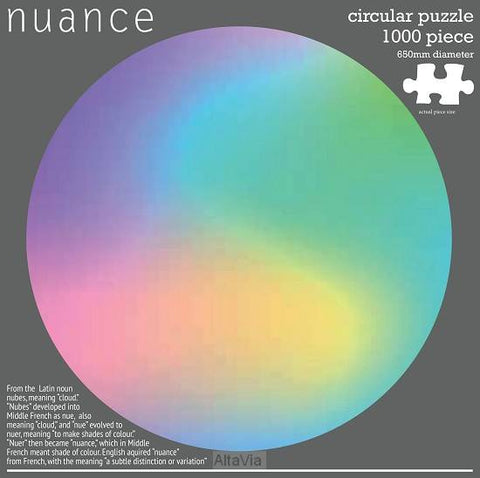 Apvali dėlionė „Nuance: magnetinis laukas“, 1000 detalių, 65 cm