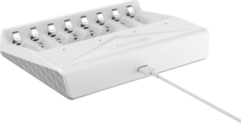 Varta Multi Charger greitas USB-C AA AAA baterijų įkroviklis