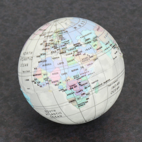 Antistresinis kamuoliukas gaublys „World Vintage“ 7,5 cm