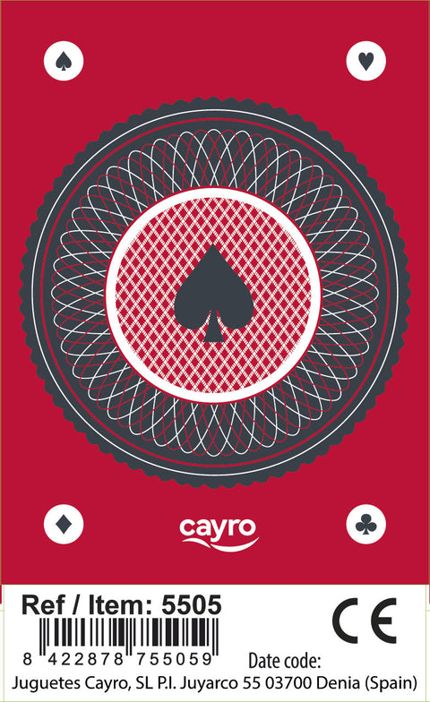 Cayro 100 % plastikinės pokerio kortos