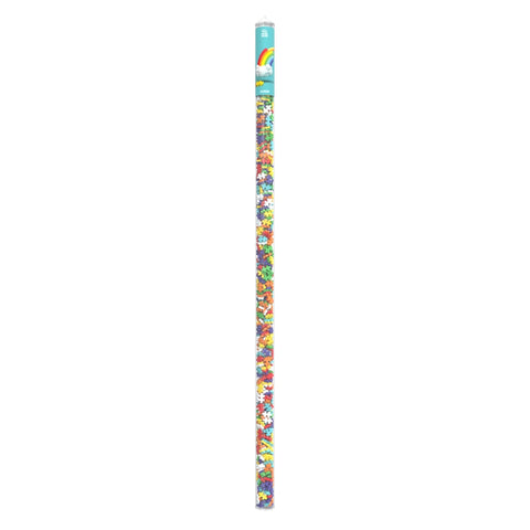 Plus-Plus mini konstruktorius „Vaivorykštė“ – 520 detalių, 1 m rinkinys, 5–12 metų