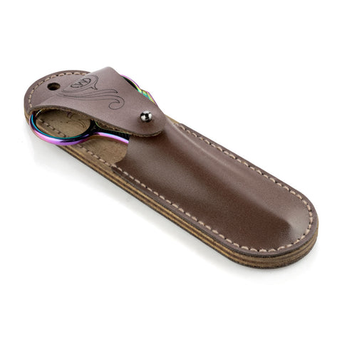 Žirklių dėklo siuvinėjimo rinkinys „Pienės“, dirbtinė oda – Wonderland Crafts