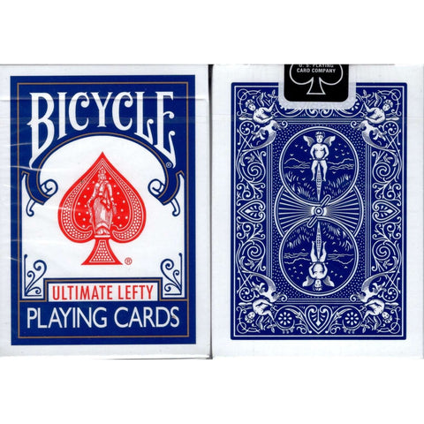 Bicycle mėlynos kortos kairiarankiams pokeriui ir triukams