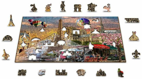 Medinė dėlionė „Paryžius pavasarį“, 300 detalių