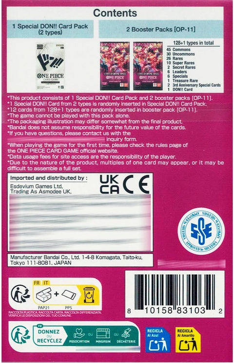 One Piece TCG dvigubas rinkinys: Whole Cake Island, 2 boosteriai (anglų k.)