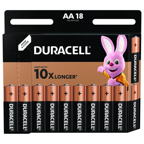 Duracell AA šarminės baterijos 18 vnt. ilgalaikė galia