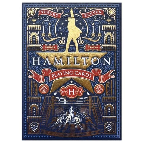 Hamilton žaidimo kortos Theory11 kolekcinė premium kaladė miuziklo fanams