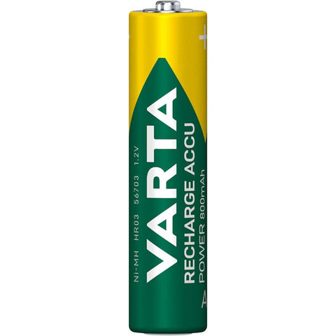Varta AAA įkraunamos baterijos 800mAh, 10 vnt. R2U NiMH