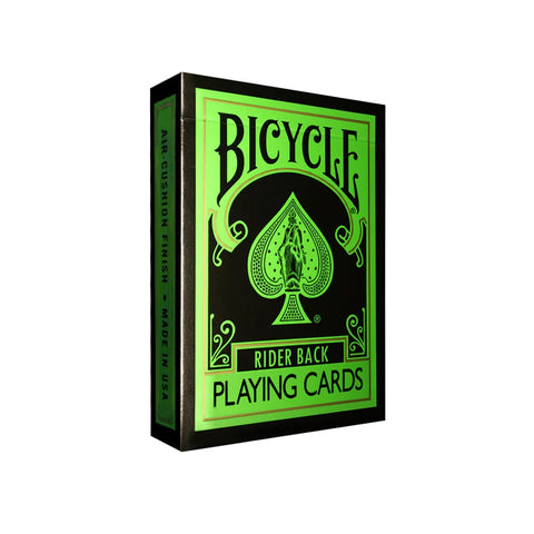 Bicycle Reverse kortos žalia ir juoda – magams, triukams, pokeriui