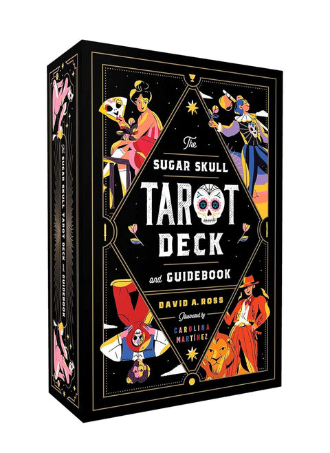 Sugar Skull Taro kortos: spalvinga 78 kortų kaladė su vadovu (anglų k.)