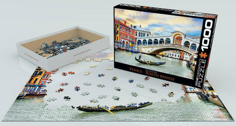 1000 dalių dėlionė „Venecija – Rialto tiltas“ 67×49 cm
