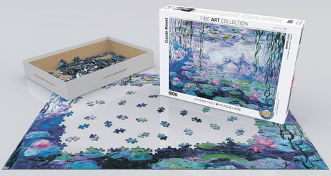 Claude Monet „Vandens lelijos“ 1000 detalių dėlionė 50x70 cm