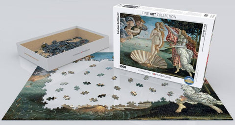 Botticelli „Veneros gimimas“ dėlionė 1000 detalių