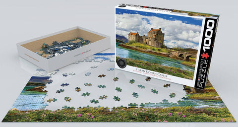 Eilean Donan pilies dėlionė 1000 detalių (67x49 cm) – Škotija