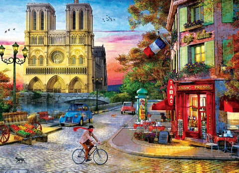 Notre Dame dėlionė 1000 detalių – 67x49 cm, klasikinis Paryžiaus vaizdas