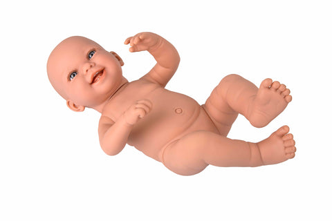 Arias vinilinė lėlė kūdikis, mergaitė 42 cm – maudoma, lanksčios galūnės