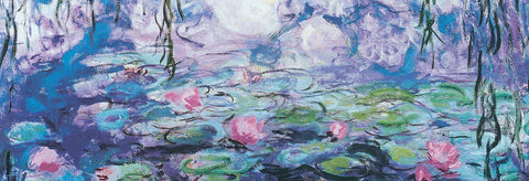 Claude Monet Vandens lelijos panoraminė dėlionė 1000 detalių