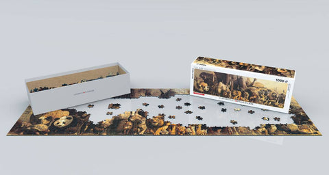 Nojaus arkos panoraminė dėlionė 1000 det. 99x33 cm, eko spauda