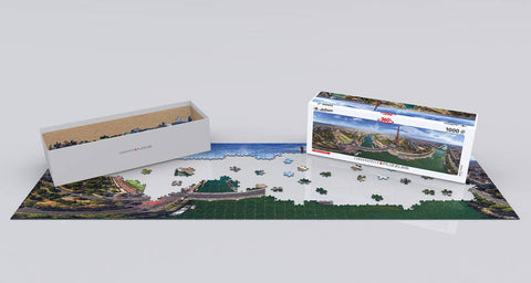 Panoraminė Paryžiaus dėlionė 1000 detalių – ekologiška, premium