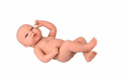 Arias lėlė kūdikėlis berniukas 38 cm – maudoma vinilinė, lanksčios galūnės