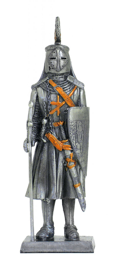 Statulėlė VIDURAMŽIŲ kareivis XIV amžius. Aukštis 13cm.