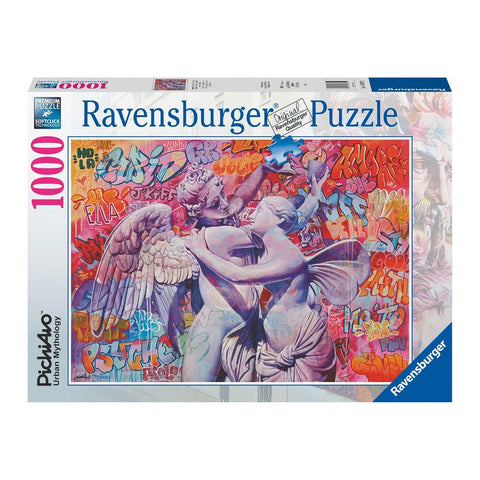 Ravensburger dėlionė „Įsimylėję Kupidonas ir Psichė“, 1000 det.