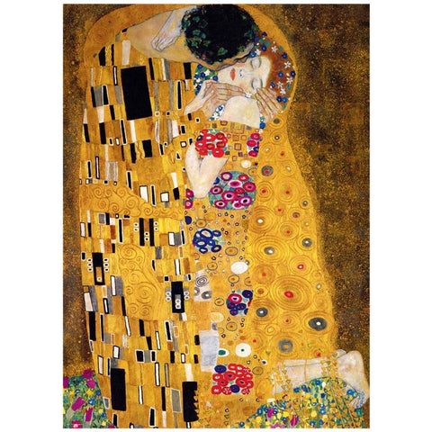 Gustav Klimt „Bučinys“ 1000 detalių dėlionė – muziejinė kokybė