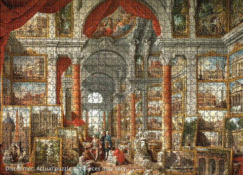 Moderniosios Romos vaizdų galerija – 1000 detalių meno dėlionė Panini