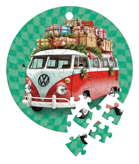 Volkswagen Kalėdinis advento kalendorius: 24 mini dėlionės po 50 detalių