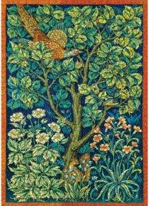 William Morris „Fazano patinas“ 1000 detalių meno dėlionė su „Smart Cut“ technologija