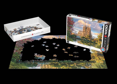 Sagrada Familia Barselona – Gaudžio 1000 dalių premium dėlionė