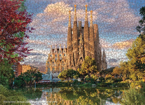 Sagrada Familia Barselona – Gaudžio 1000 dalių premium dėlionė