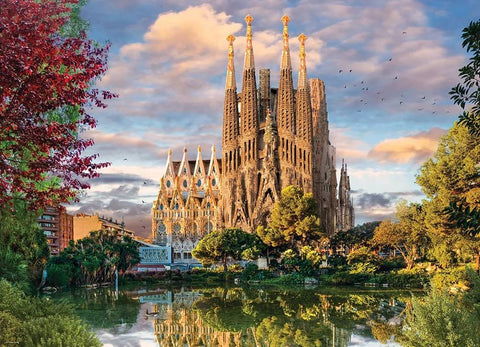 Sagrada Familia Barselona – Gaudžio 1000 dalių premium dėlionė