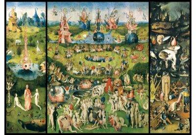 Bosch „Žemiškųjų malonumų sodas“ dėlionė – 5000 dalių