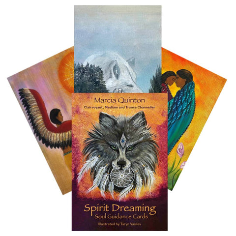 Spirit Dreaming sielos vedimo oracle kortos, 40 kortų