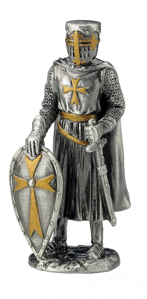 Statulėlė KRYŽIUOTIS su skydu. Aukštis 10cm.